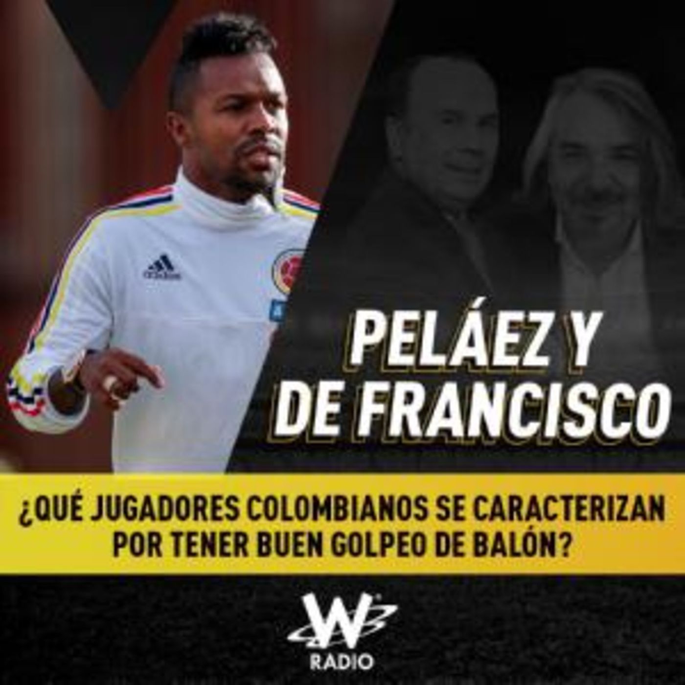 ¿Qué jugadores colombianos se caracterizan por tener buen golpeo de balón?