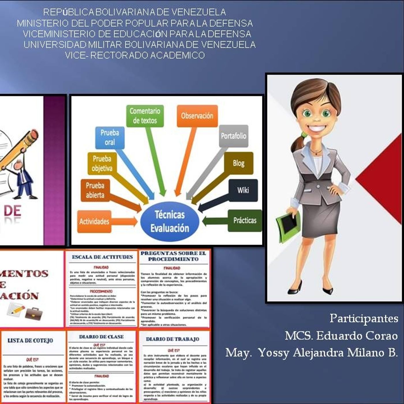 Instrumentos de evaluación y otros