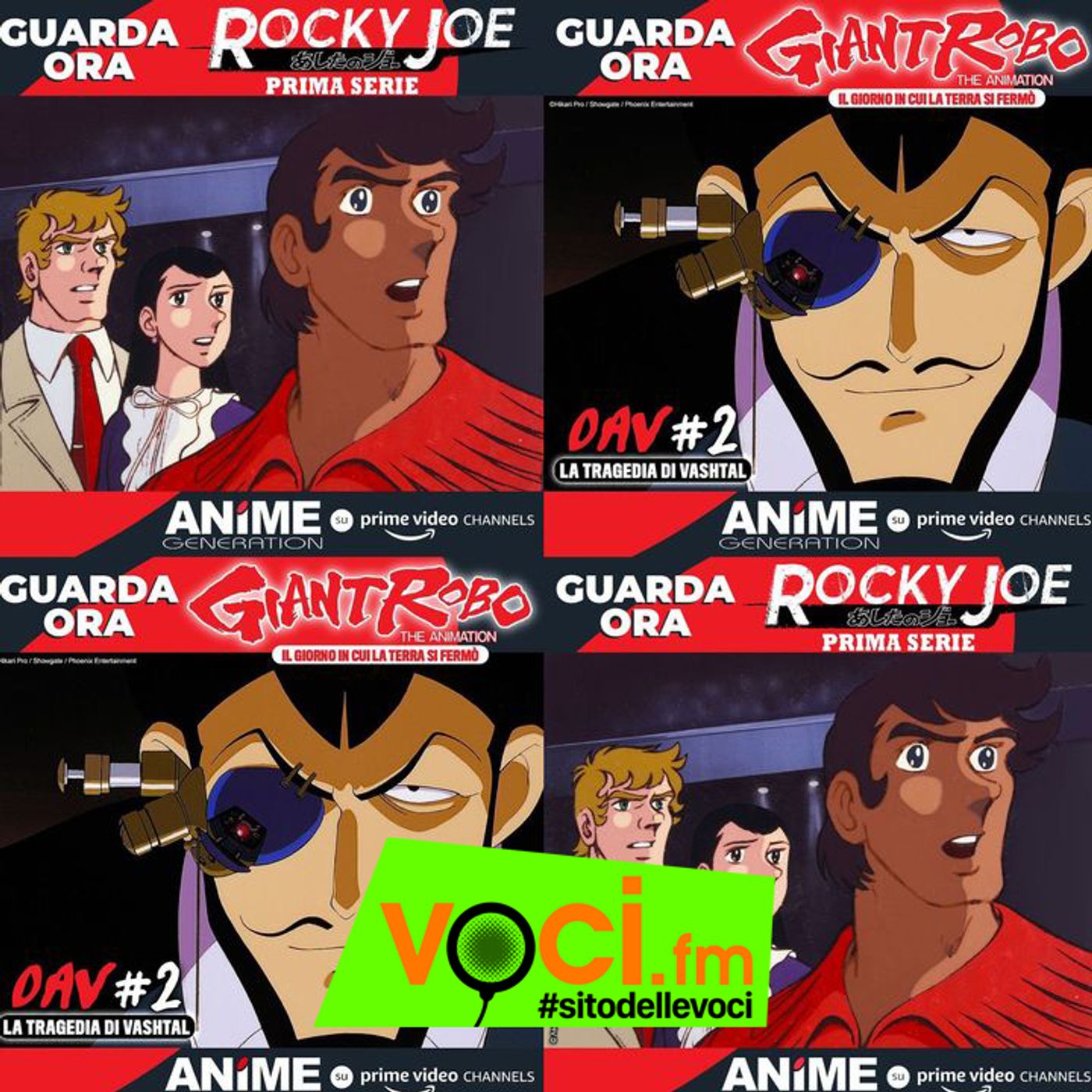Clicca PLAY e ascolta la news su ANIME GENERATION: LE VOCI DEI CULT "ROCKY JOE" E "GIANT ROBO" episode artwork