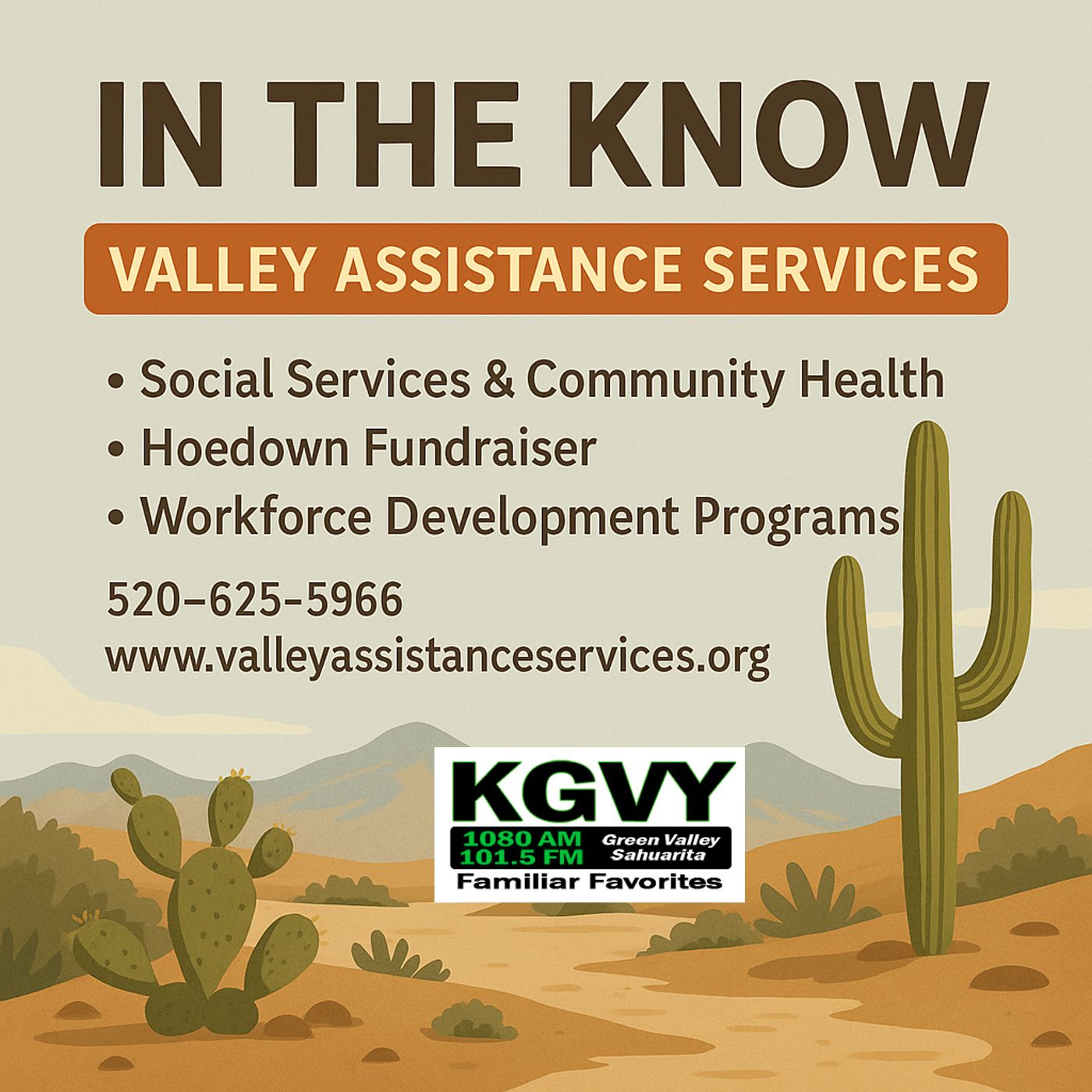 In The Know - Chris Erickson Valley Assistance Services with Updates! (Aired 12/08/2025) episode artwork