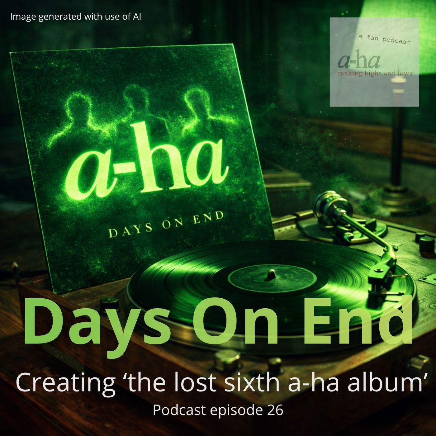 Episode 26: Creating a-ha's "lost sixth album" episode artwork