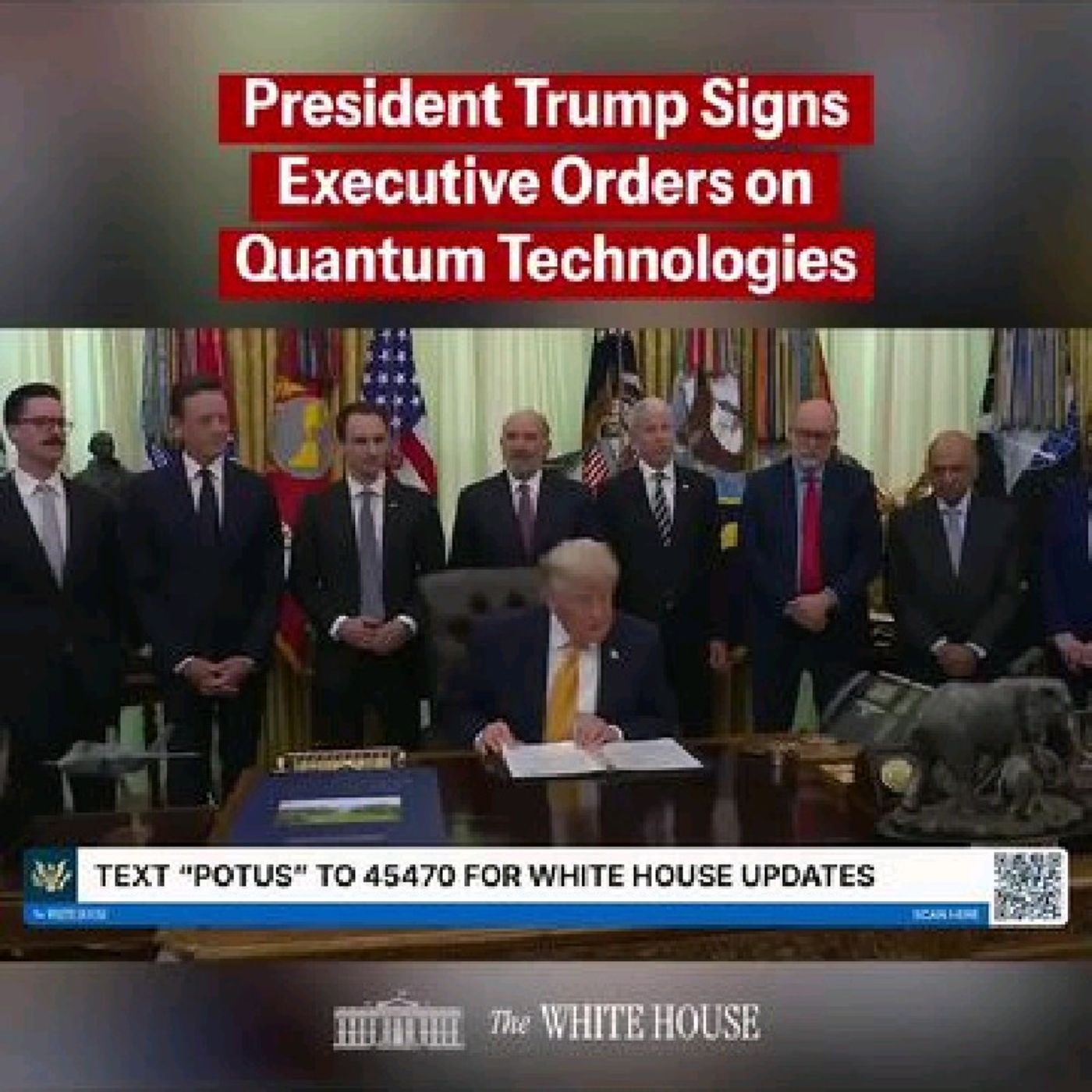 President Trump signs executive orders on quantum #fyp #trump #usa #creatorsearchinsights #americans episode artwork