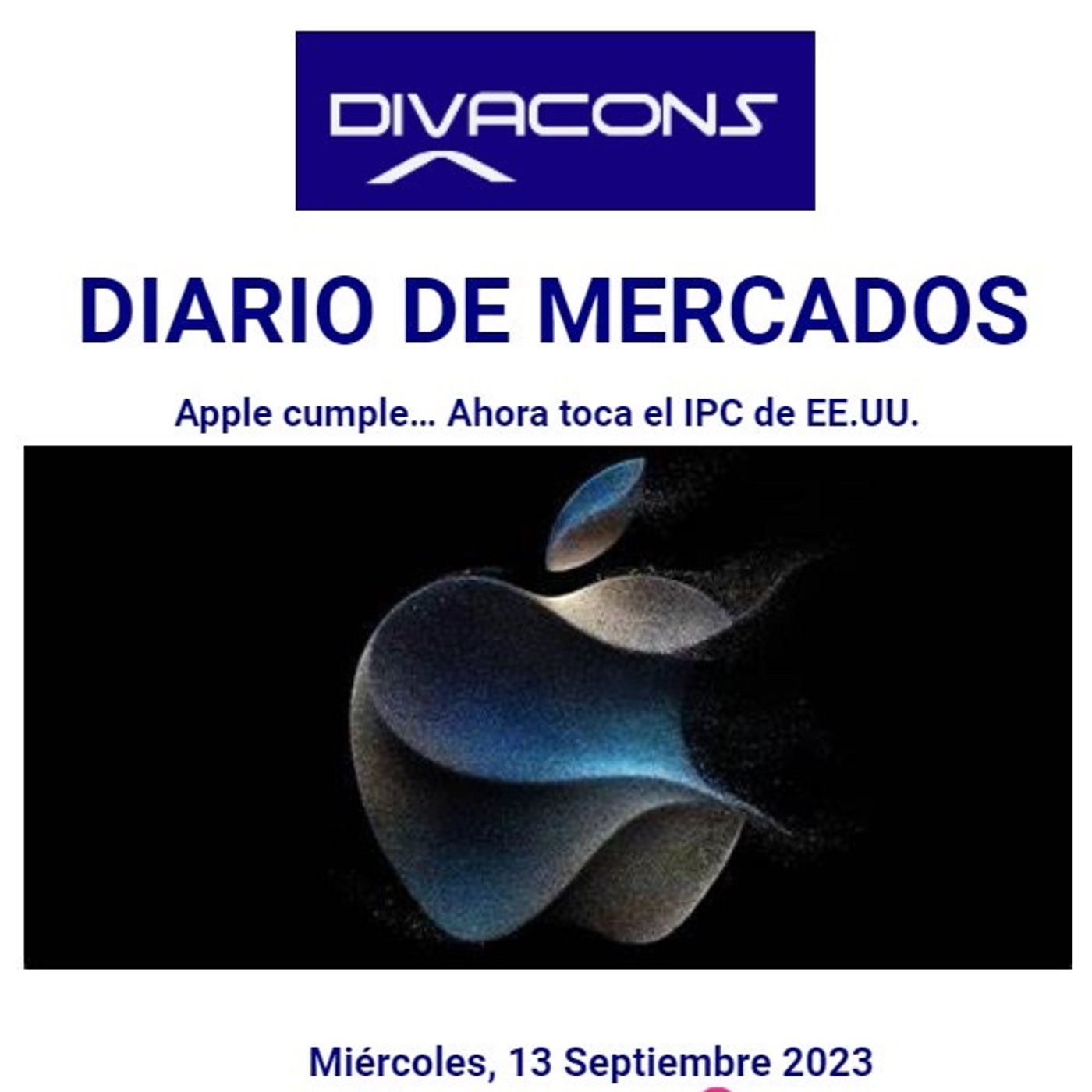 PODCAST DIARIO DE MERCADOS Miércoles 13 Sept episode artwork