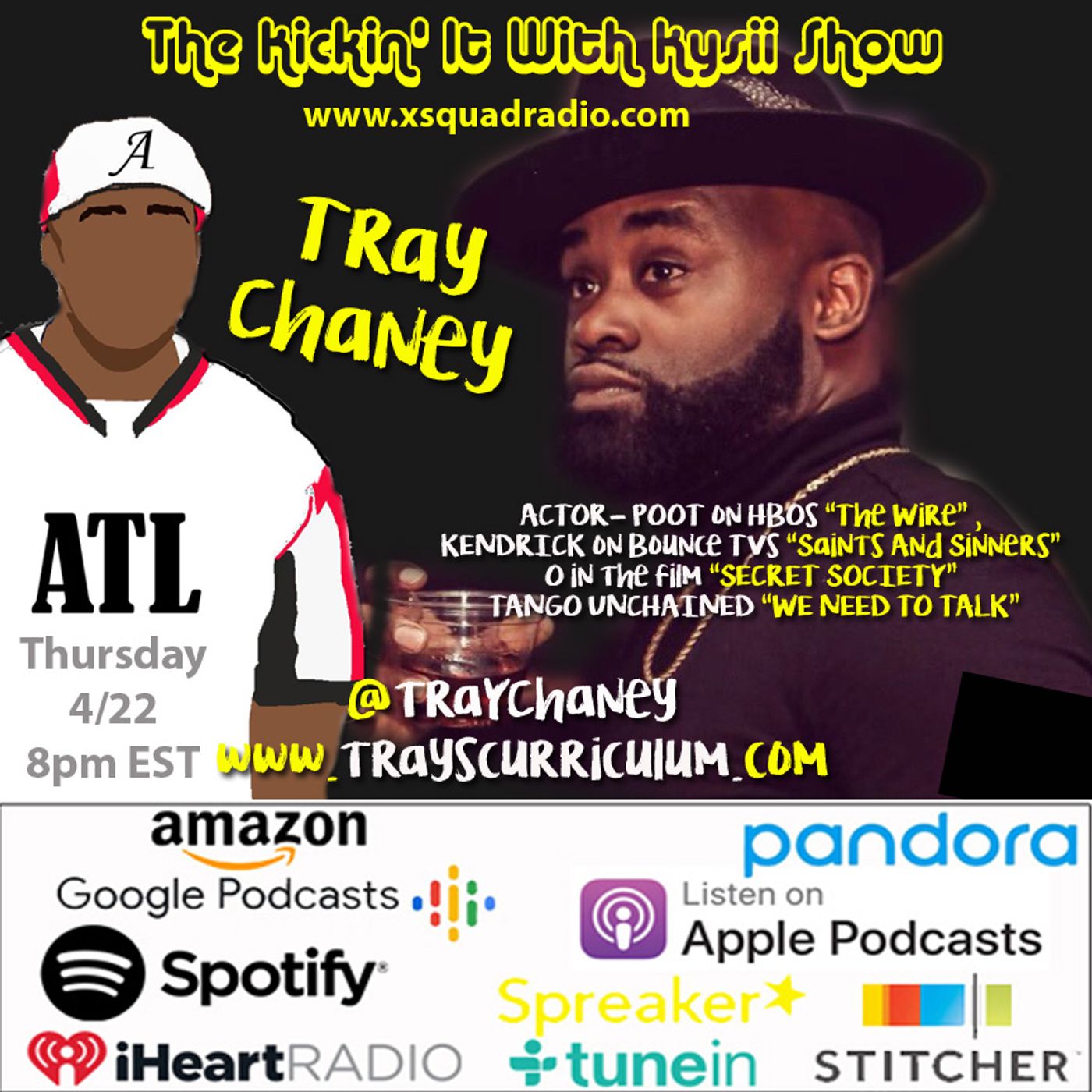 Kickin' It With Tray Chaney, Actor, Artist episode artwork