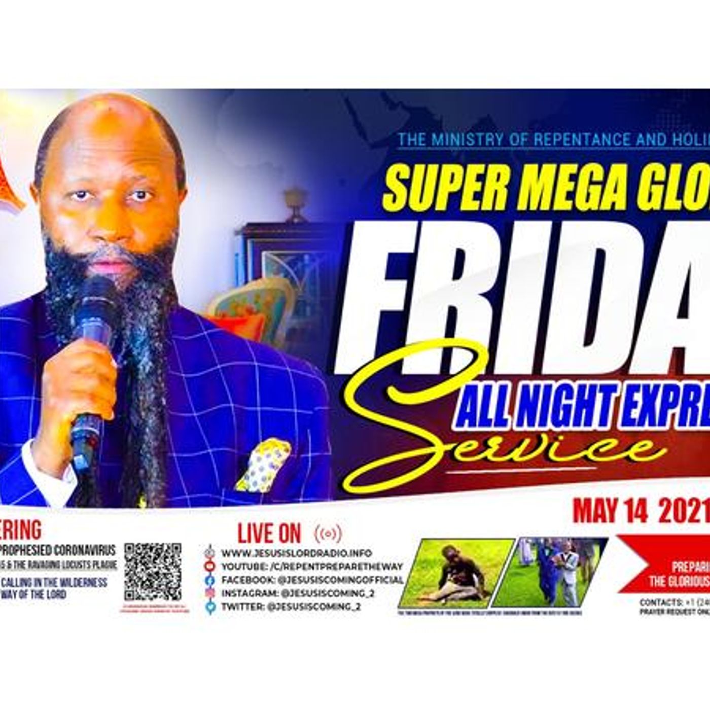 LIVE Global Friday Celebration | May 14th, 2021, with THE TWO MEGA PROPHETS