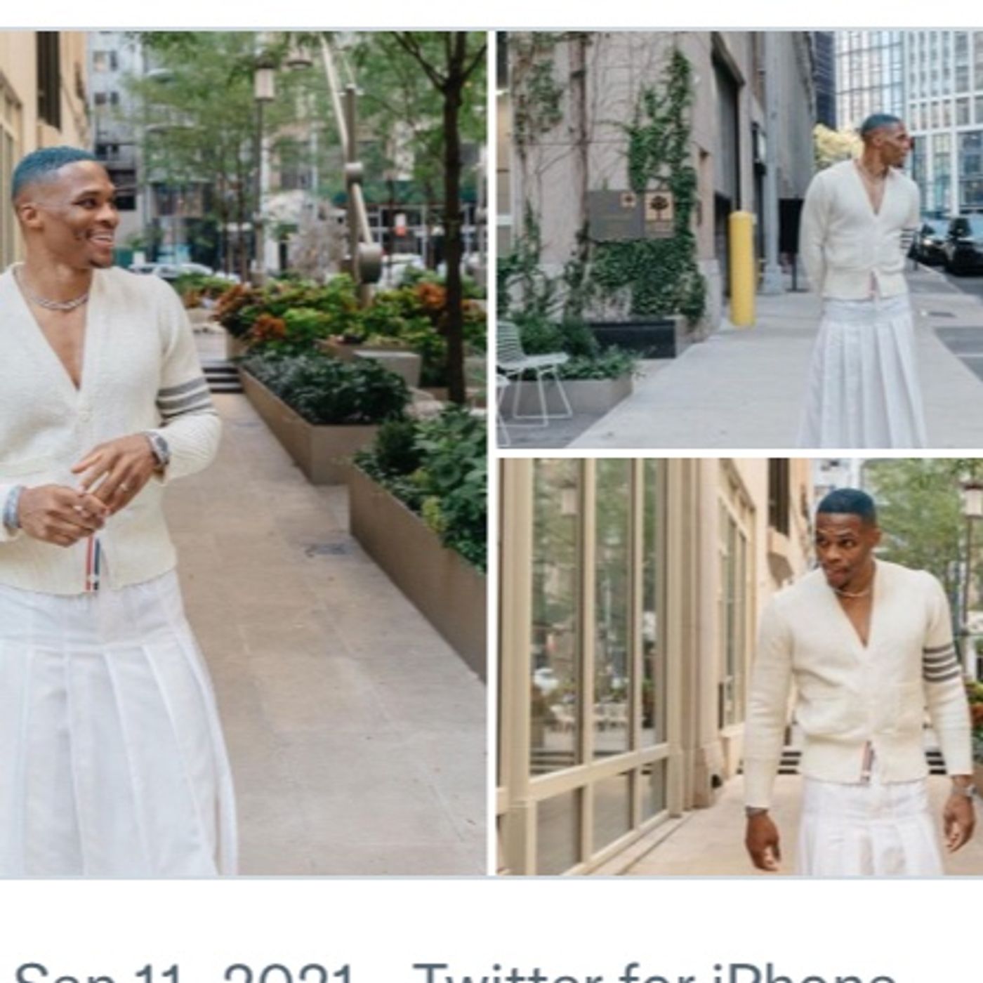 Russel Westbrook in a dress/Kwame Brown episode artwork