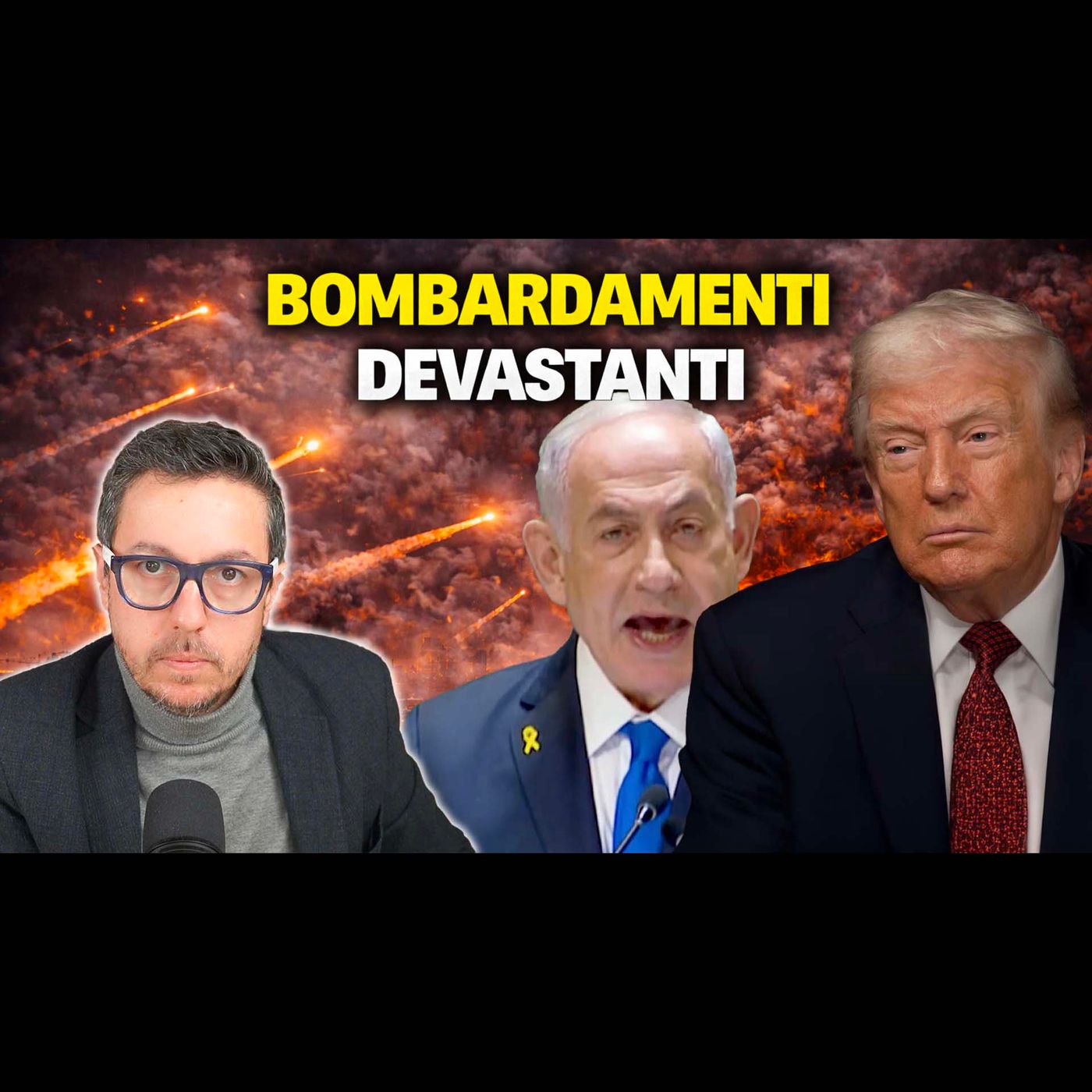 DEVASTANTI BOMBARDAMENTI SU ISRAELE | TRUMP: POSSIAMO CANCELLARE L’IRAN IN UNA NOTTE