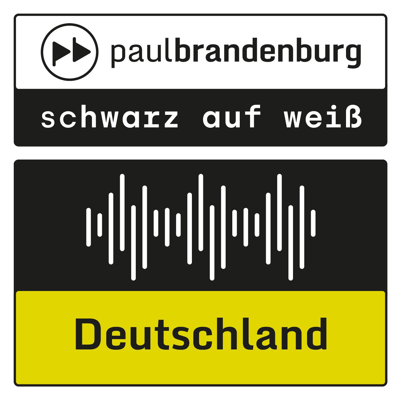 pb: schwarz auf weiß