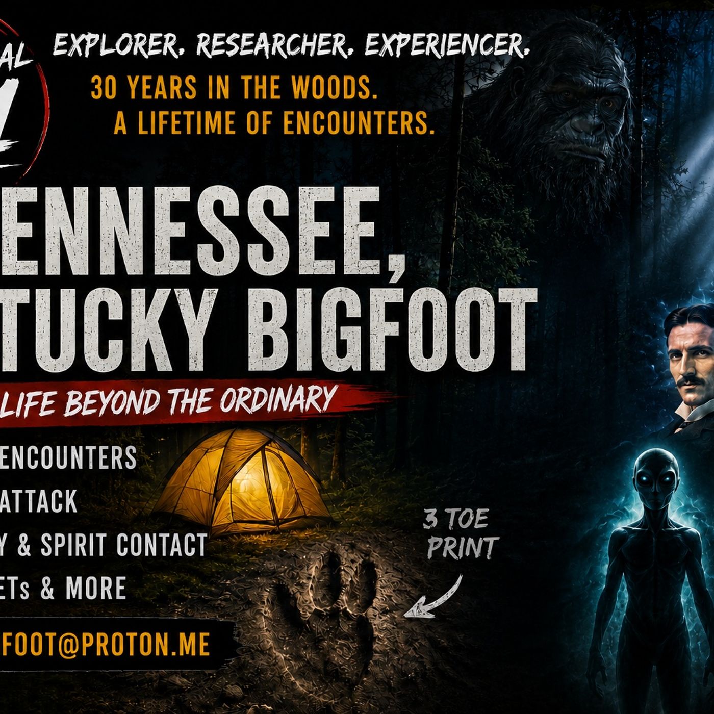 Tennessee Kentucky Bigfoot episode artwork