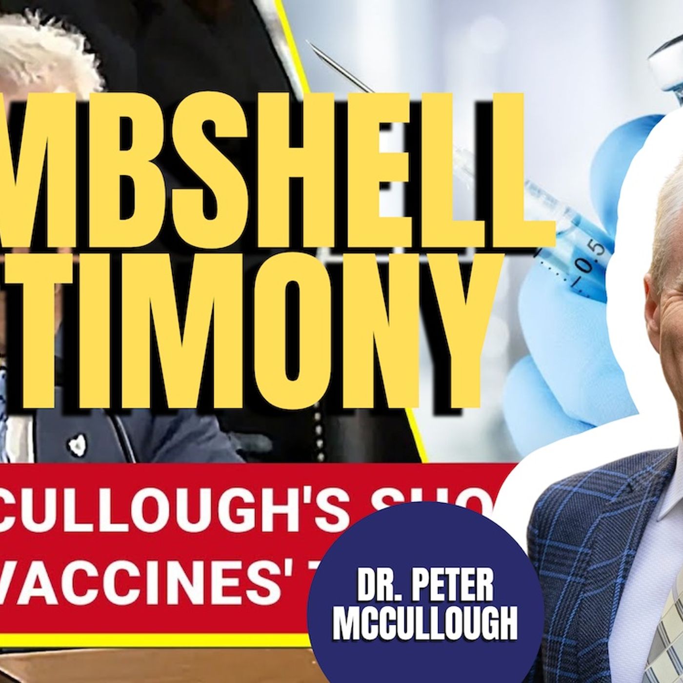 Senate Testimony | Dr. Peter McCullough (TPC #1,756)