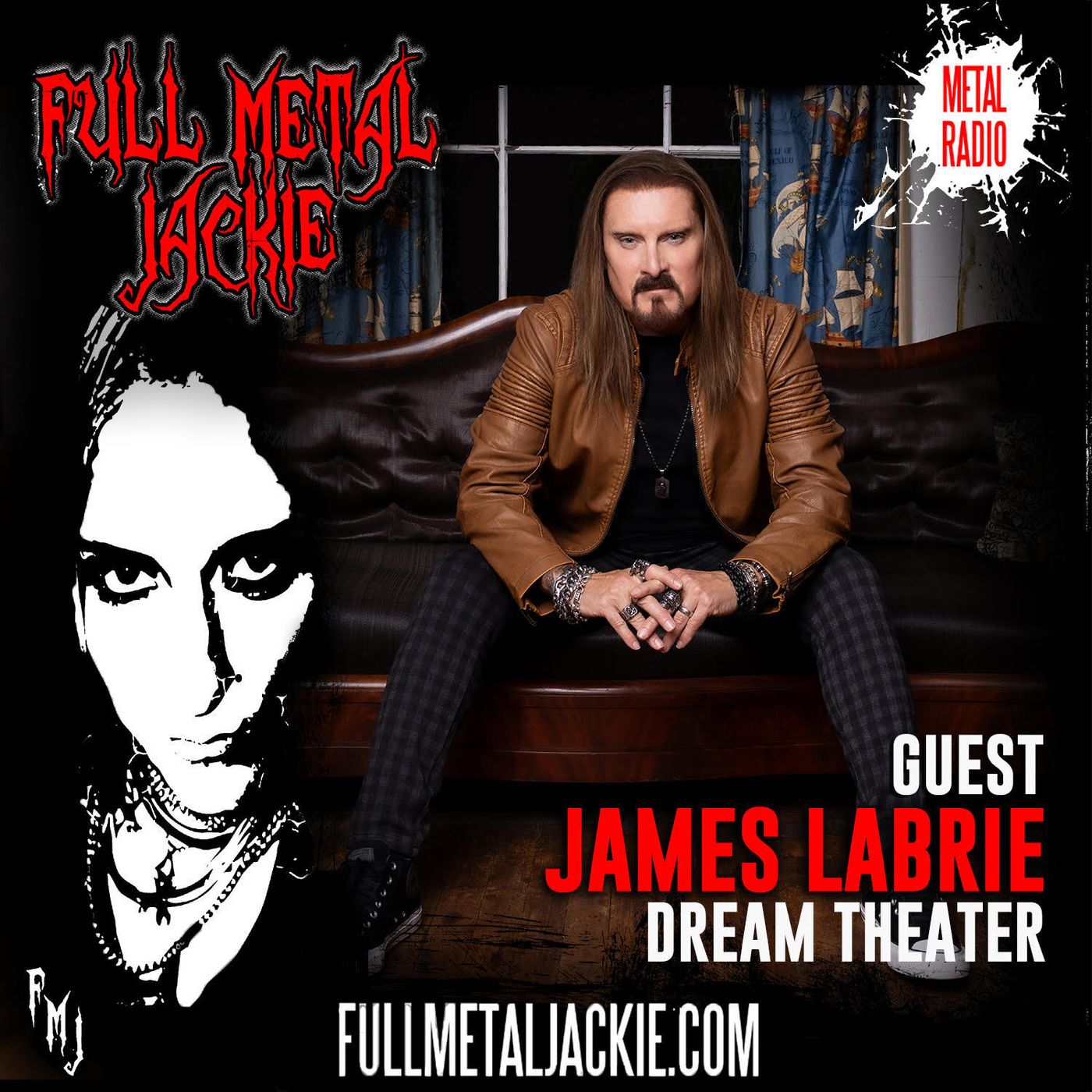 James LaBrie of Dream Theater on the FMJ RADIO SHOW episode artwork