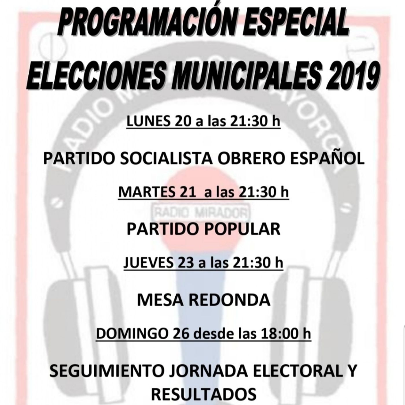 Radio Mirador Mayorga - ELECCIONES 2019