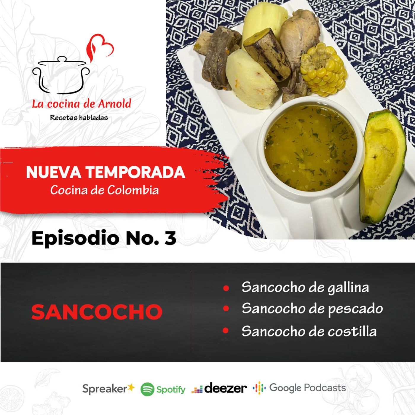 La cocina de Arnold, recetas habladas