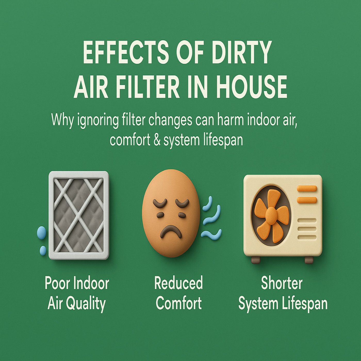Effects of Dirty Air Filter in House — Why Ignoring Filter Changes Can Harm Indoor Air, Comfort & System Lifespan episode artwork