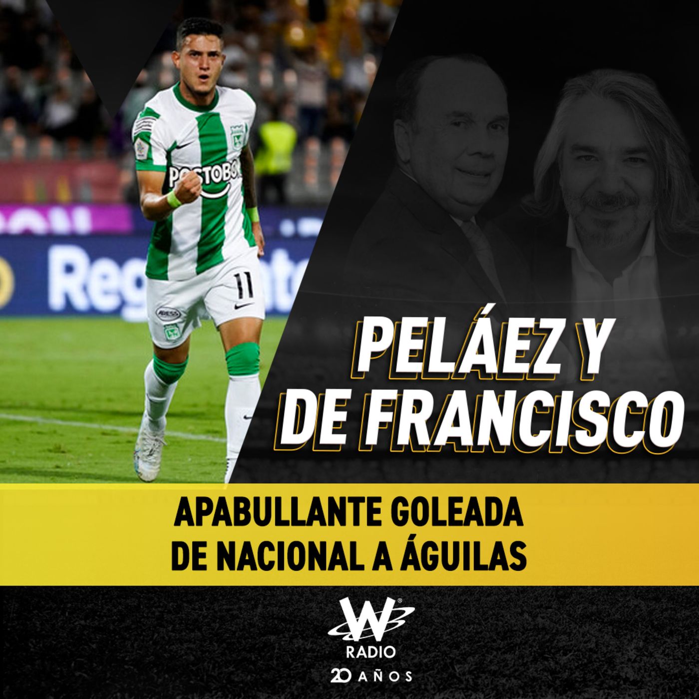 Apabullante goleada de Nacional a Águilas