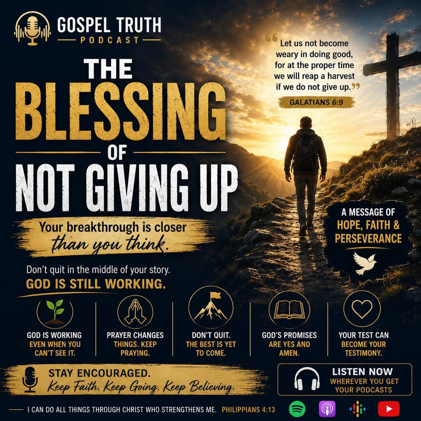 God's Blessing of Not Giving Up episode artwork