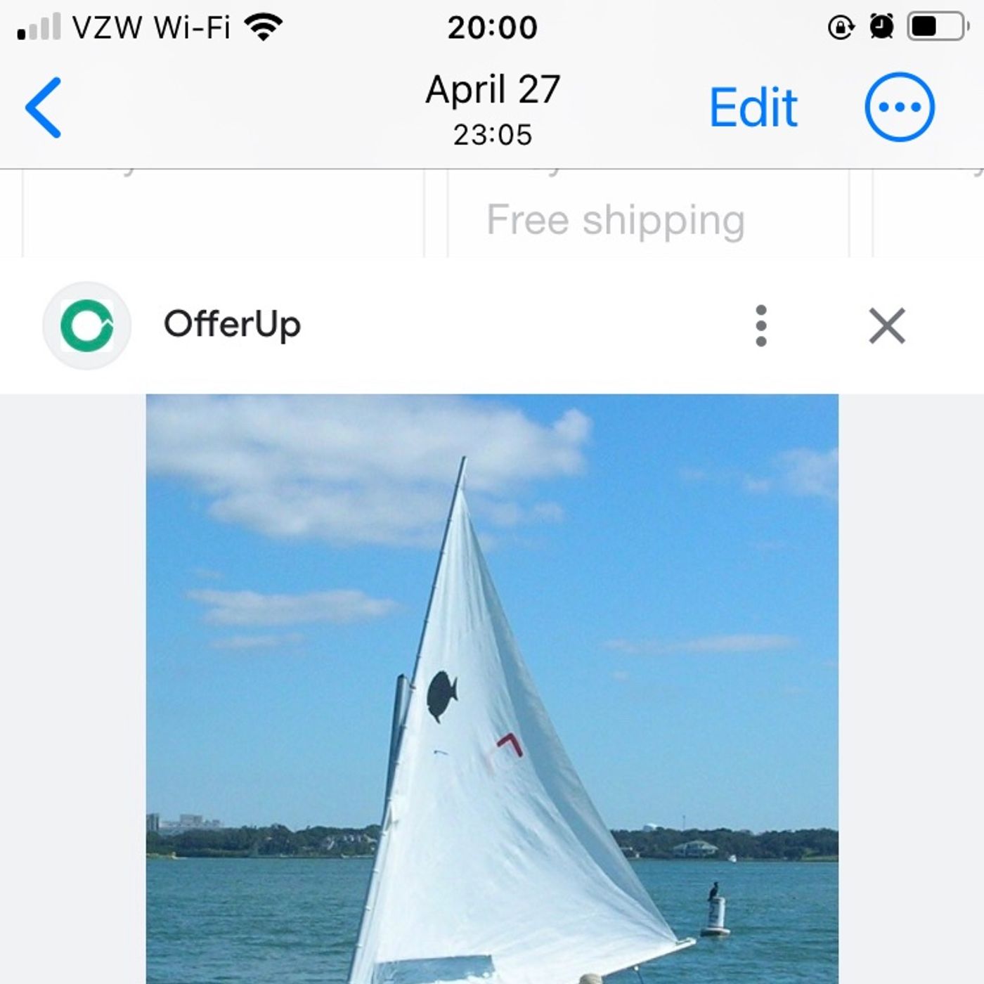 If you can, please help me save some money for the sailing lessons I would be very grateful. Also, this fundraiser is for $50.