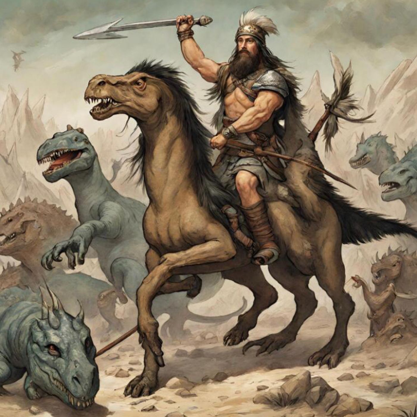 Los romanos,Atila y los Espinosaurios