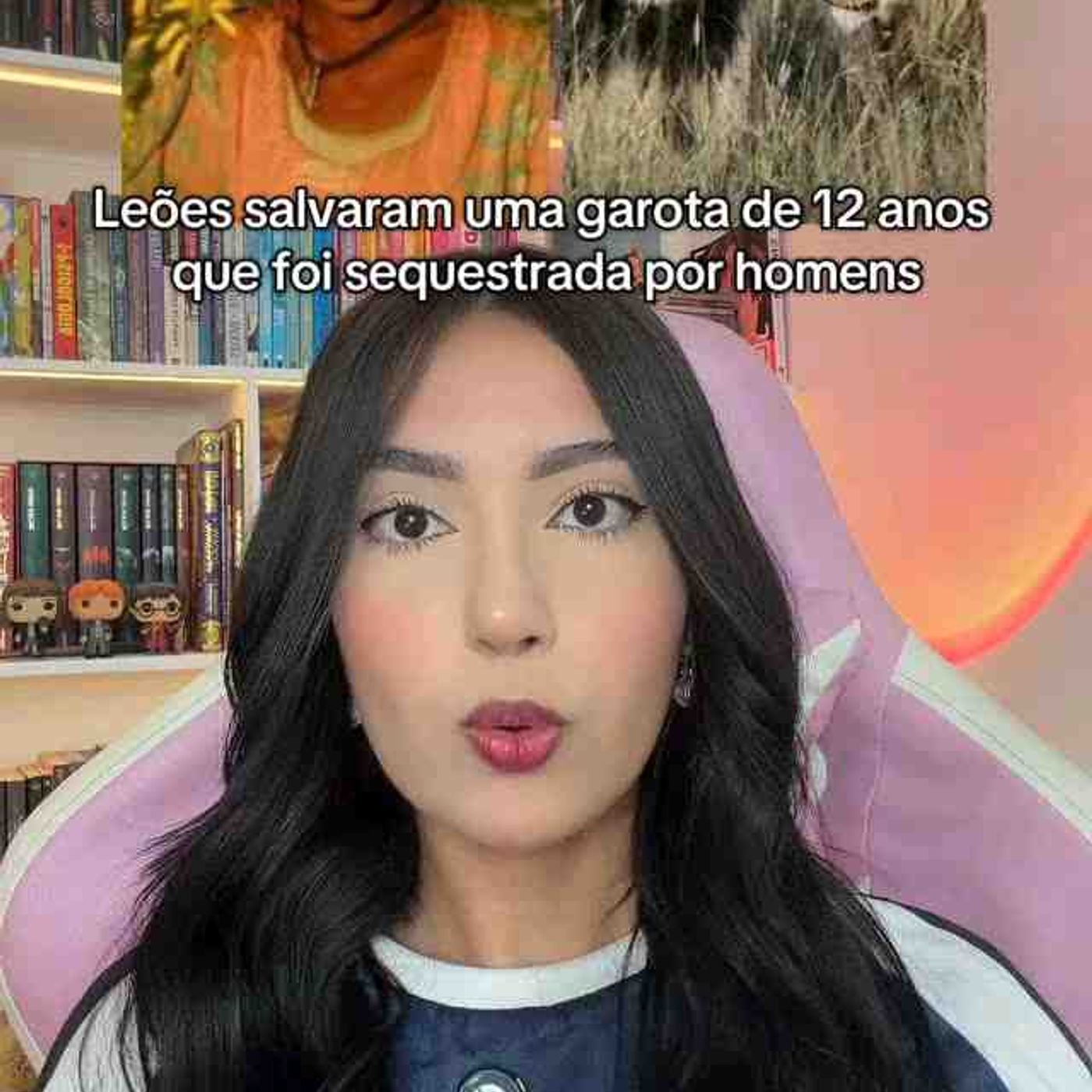 Leões salvaram uma garota de 12 anos que foi sequestrada por homens. _truecrime _casoscriminais _casosreais _crimes _crimesreais