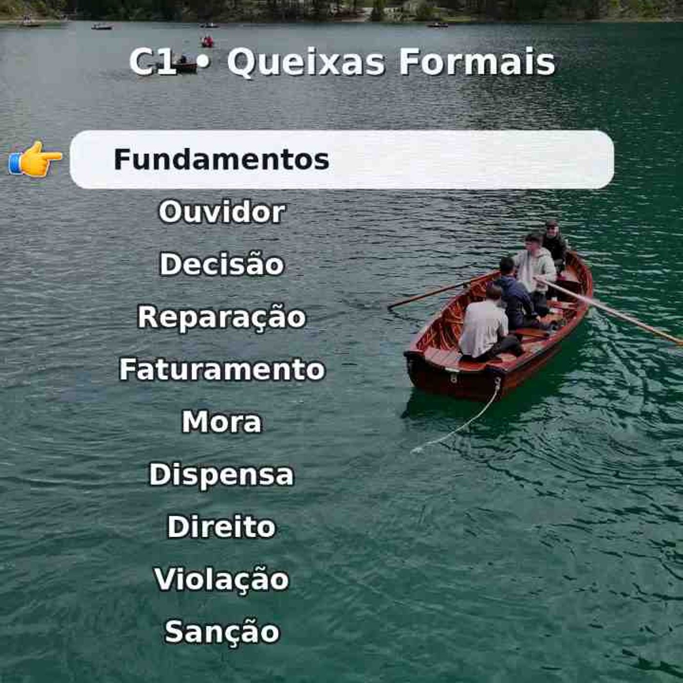 10 palavras sobre «queixas formais». Salve para revisar.( episode artwork