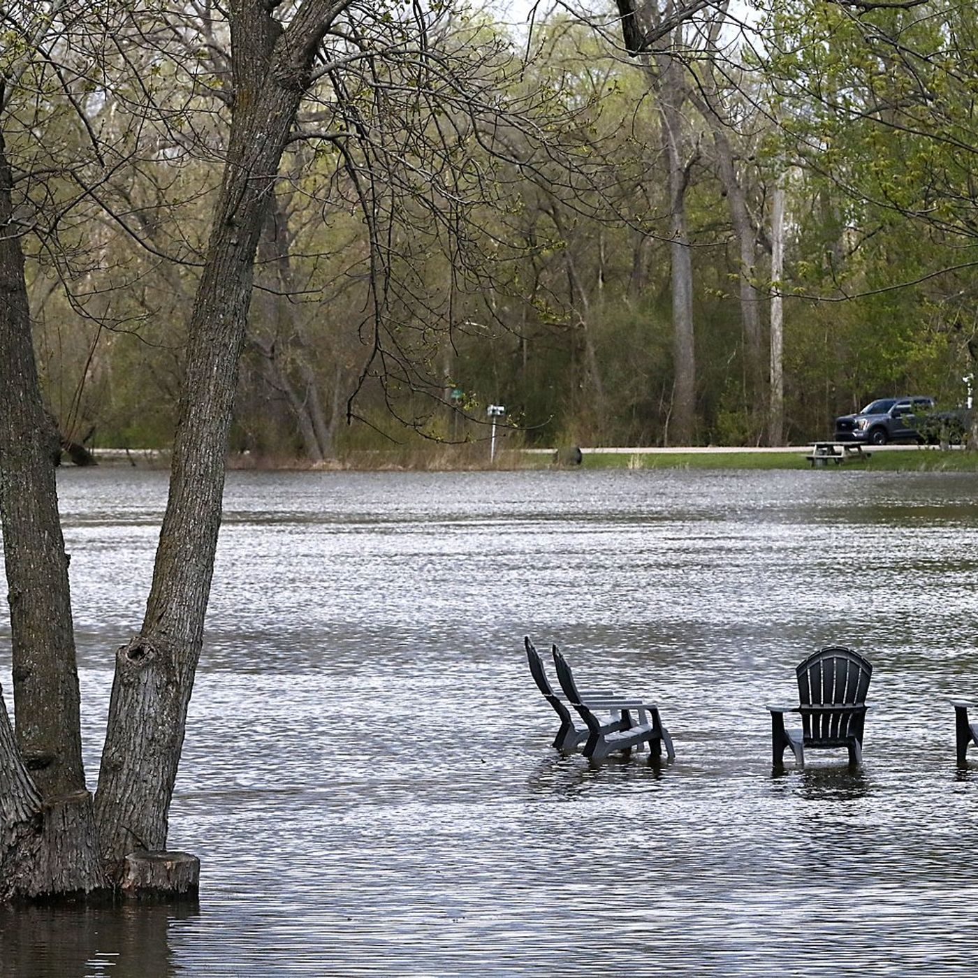 Fox River flooding prompts closures as wary residents await crest episode artwork