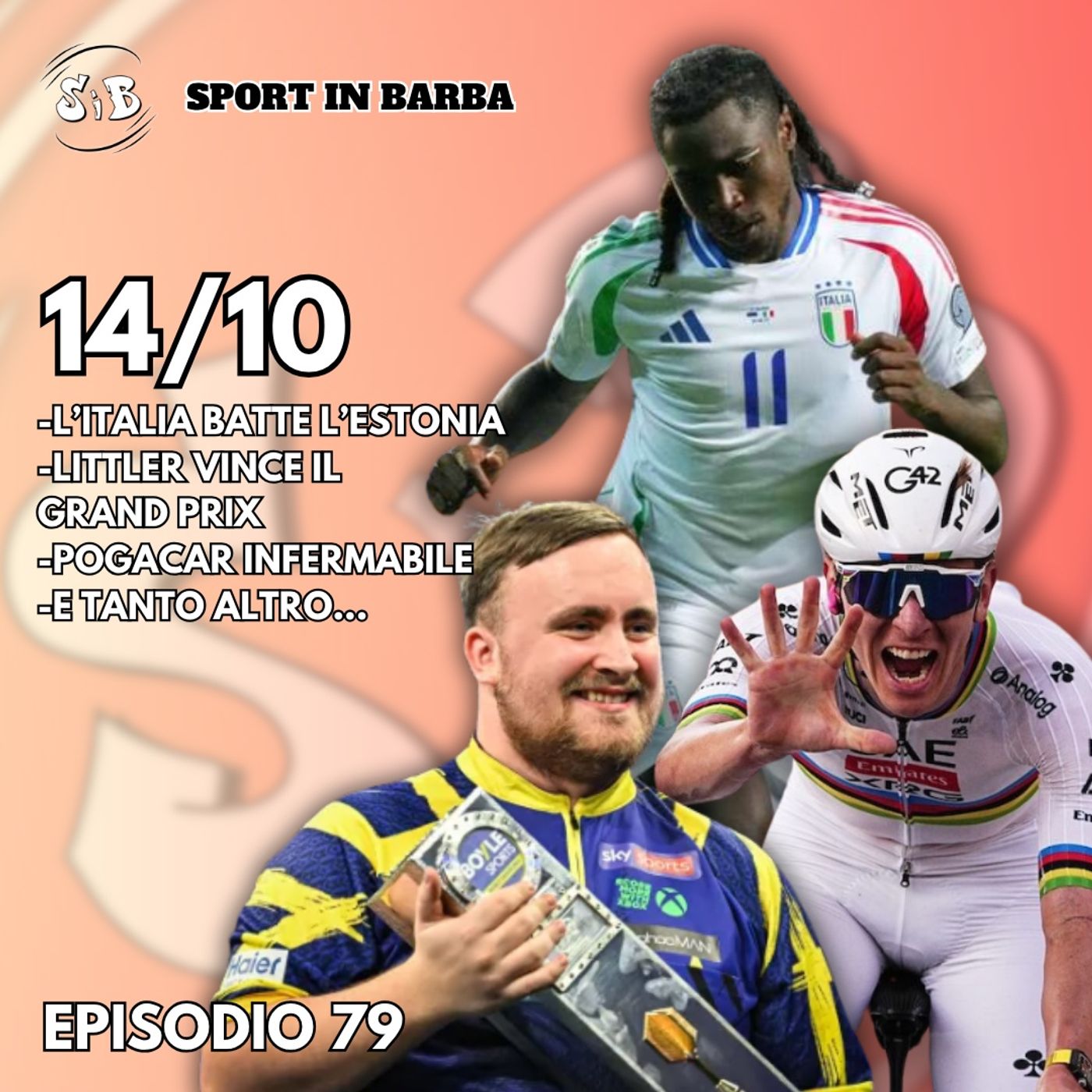 Episodio 79 - L'ITALIA batte l'Estonia; LITTLER vince il Grand Prix; POGACAR perfetto