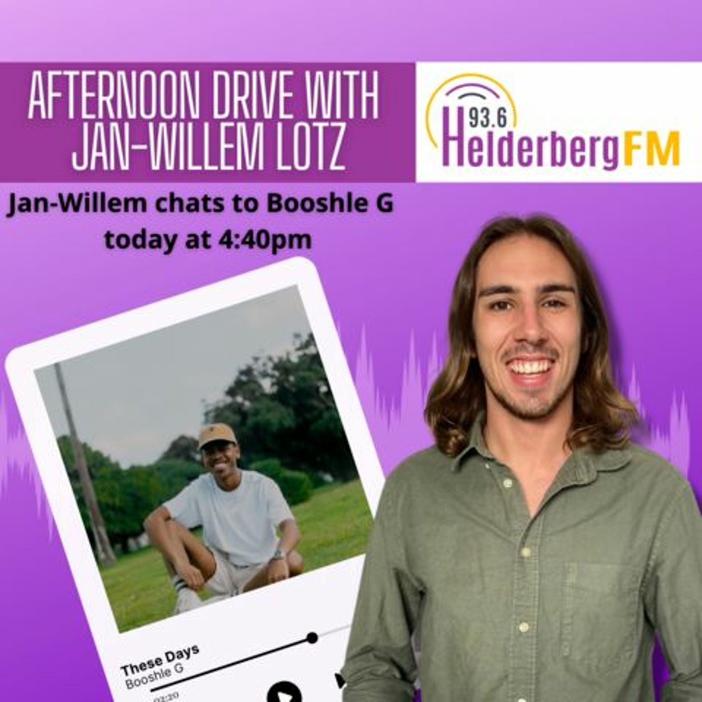 Booshle G. On #AfternoonDriveWithJan-Willem episode artwork