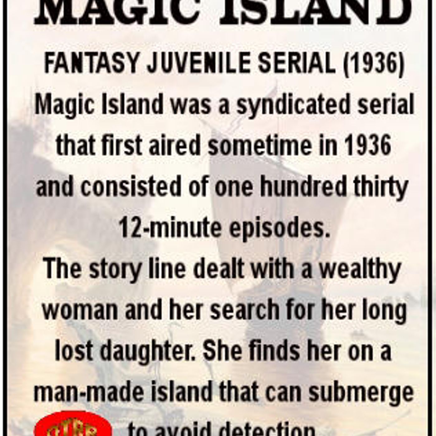 Magic Island 36xxxx 001 Jerry Halls Proposal — Harold's Old Time Radio cover