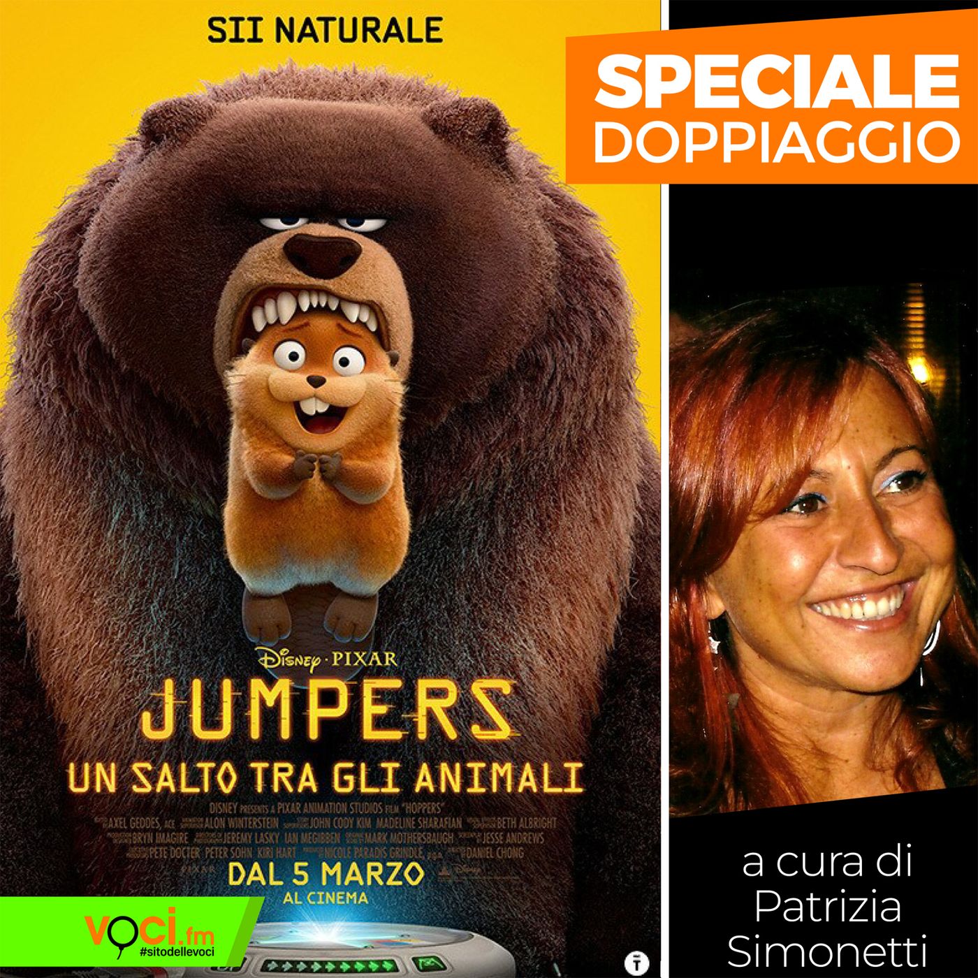 "JUMPERS - UN SALTO TRA GLI ANIMALI": i doppiatori su VOCI.fm - clicca play e ascolta lo speciale episode artwork