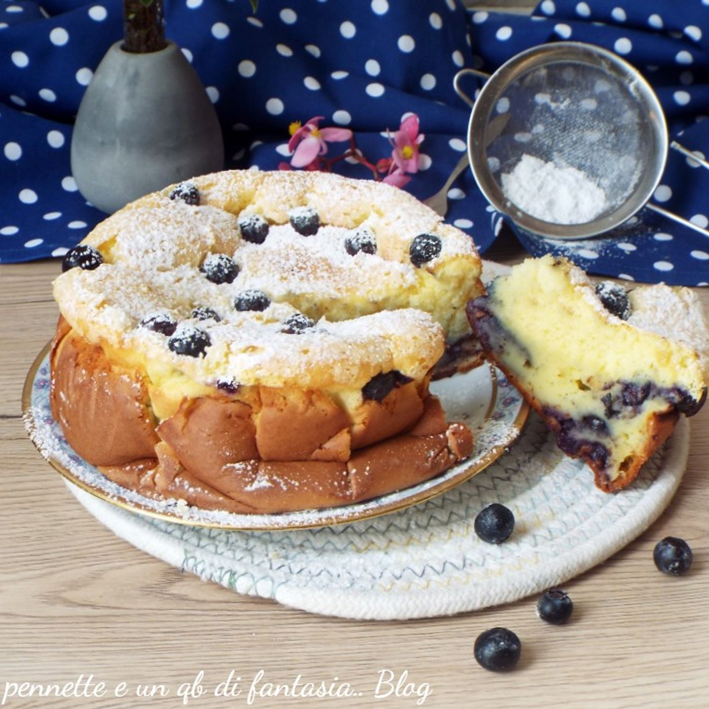 Torta di ricotta con mirtilli senza farina episode artwork