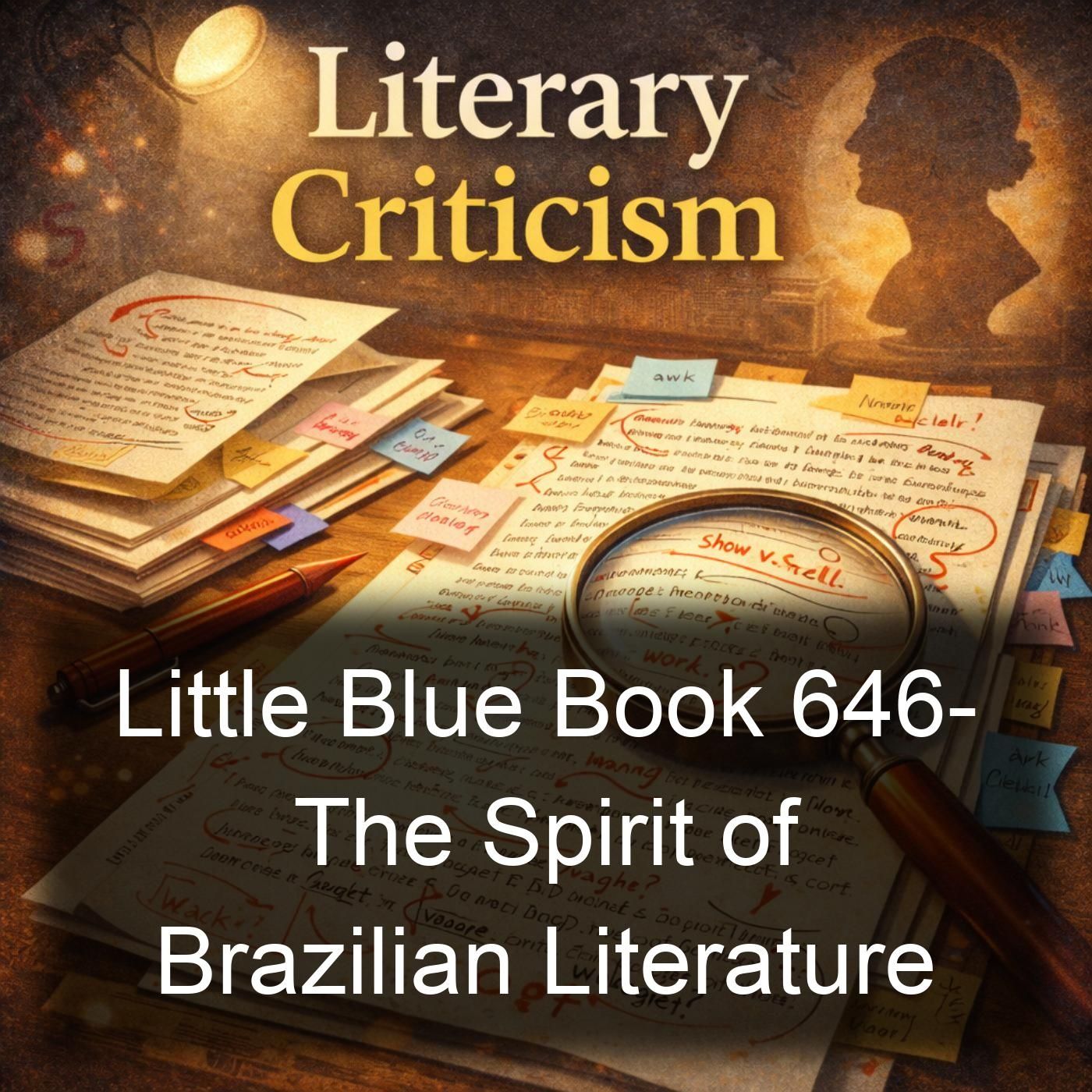 Little Blue Book 646- The Spirit of Brazilian Literature cover art