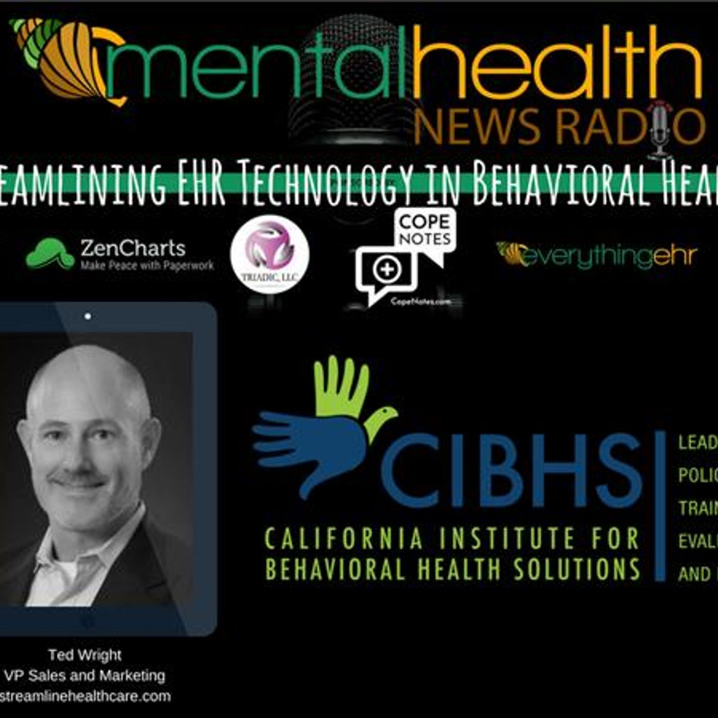 Mental Health News Radio - Streamlining EHR Technology in Behavioral Health with Ted Wright