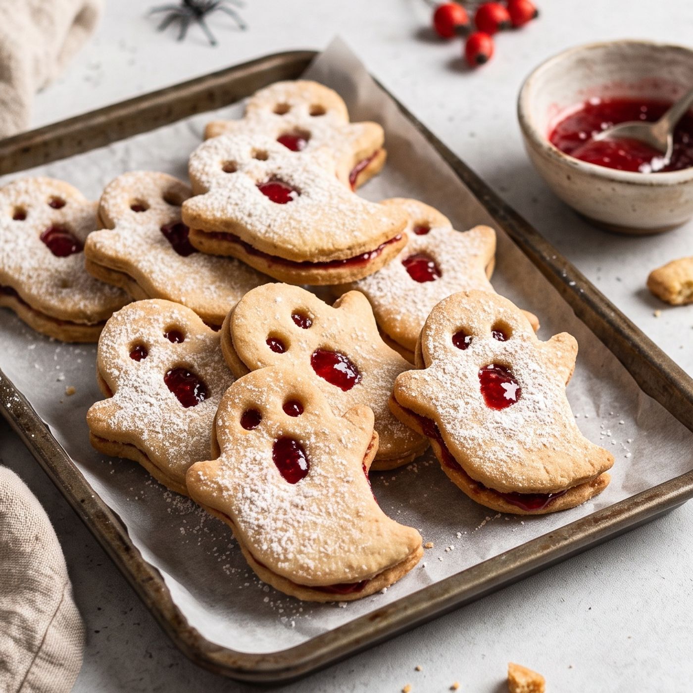 Biscotti fantasma per Halloween: il trucco geniale per farli senza stampino apposito!