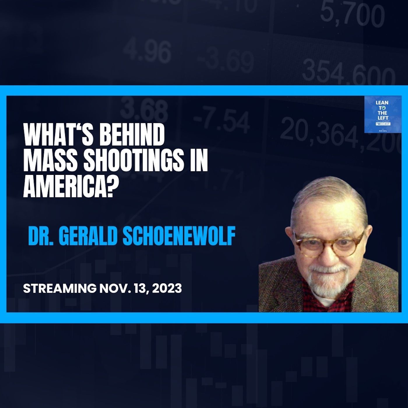 Dr. Gerald Schoenewolf-Solutions to Stop Mass Shootings