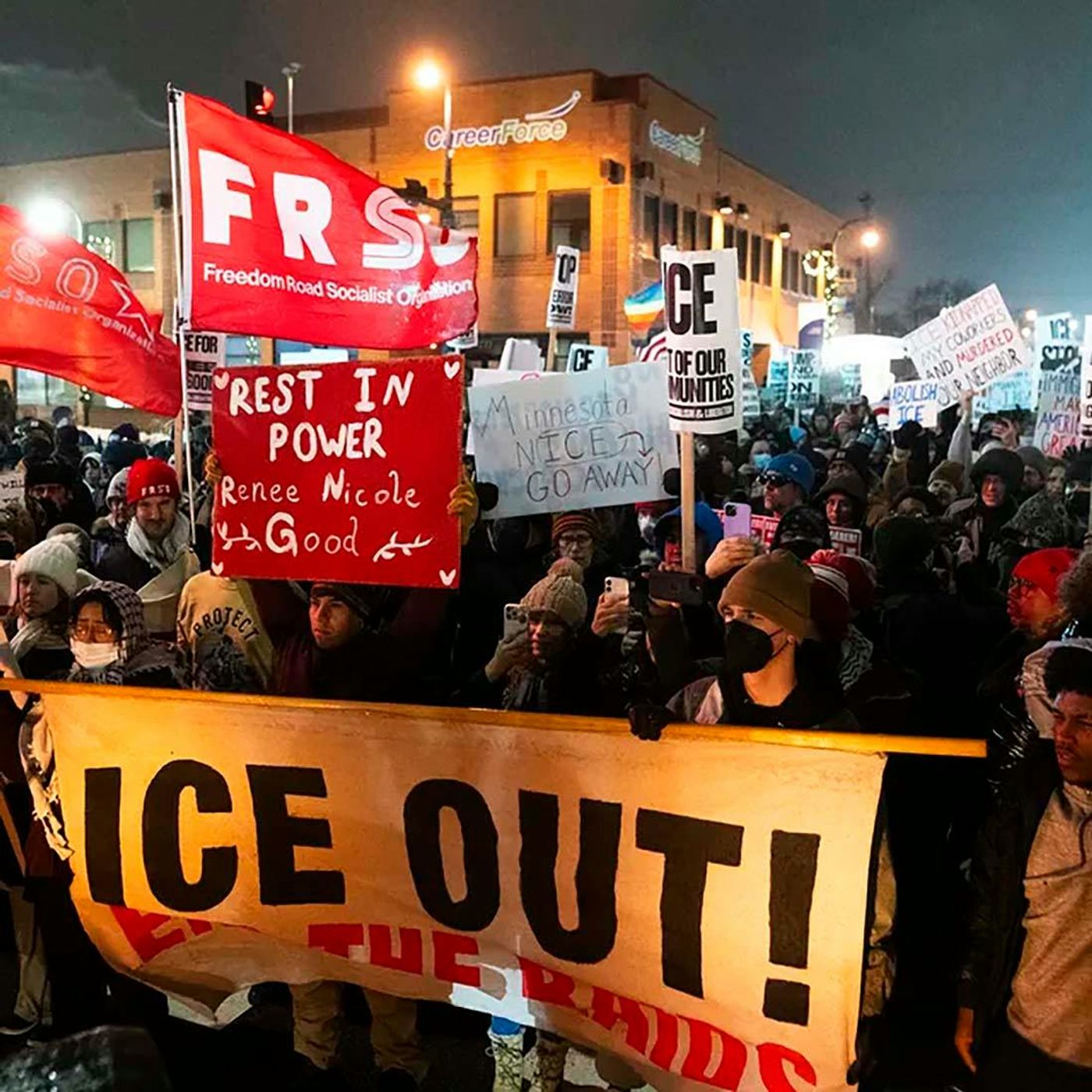 Minneapolis v ICE, Trump v Powell, Iran Protests episode artwork