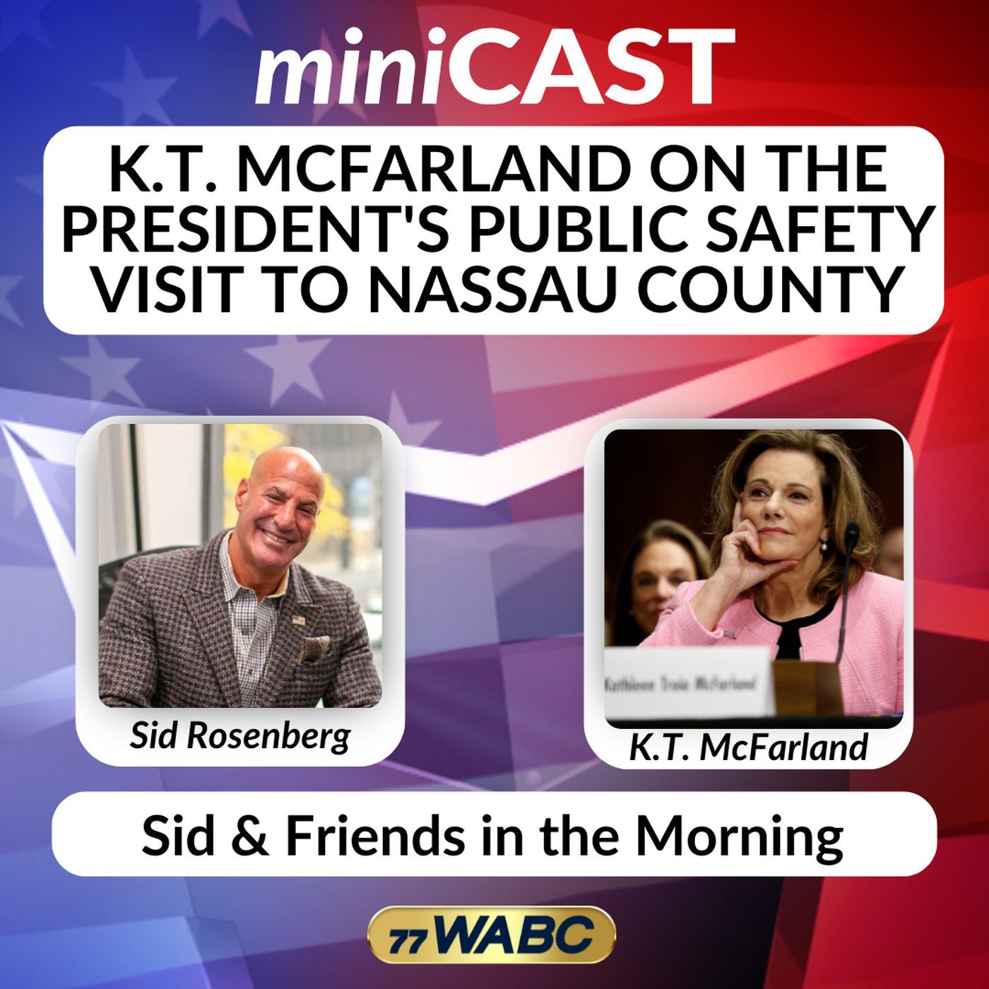 K.T. McFarland on the President's Public Safety Visit to Nassau County episode artwork