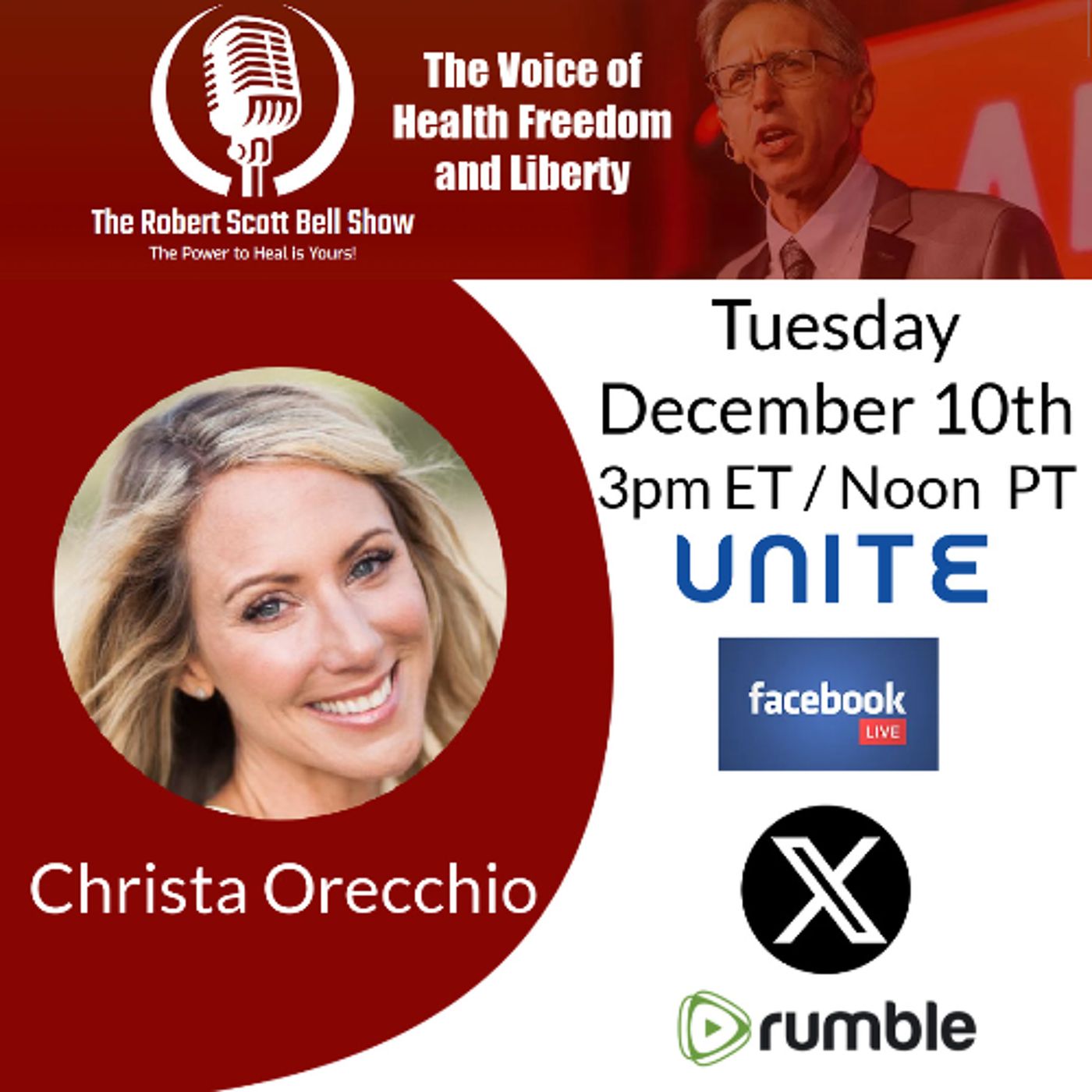 Mitochondrial Dysfunction, Pine Needle Extract, Christa Orecchio, Thyroid-Adrenal-Gut, Bufo Rana, FDA Vax Docs, UPMA Winners - The RSB Show episode artwork