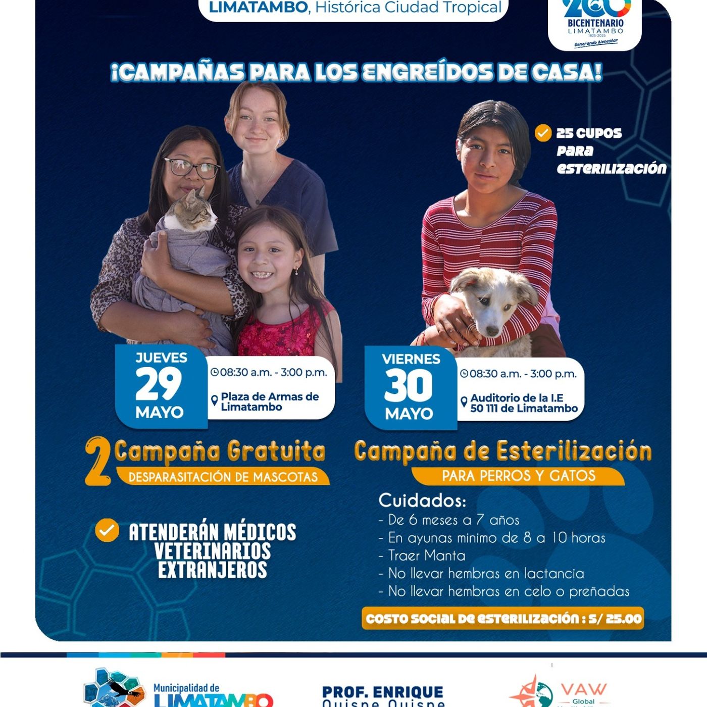 Hoy es la campaña de esterelización en Limatambo 📻🐶 30/05/2025 episode artwork