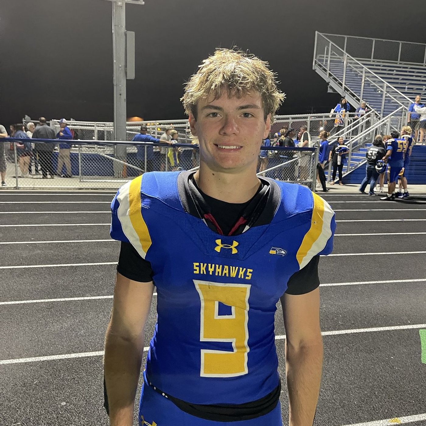 Johnsburg starts fast with kick return touchdown, routs Larkin 64-0 episode artwork