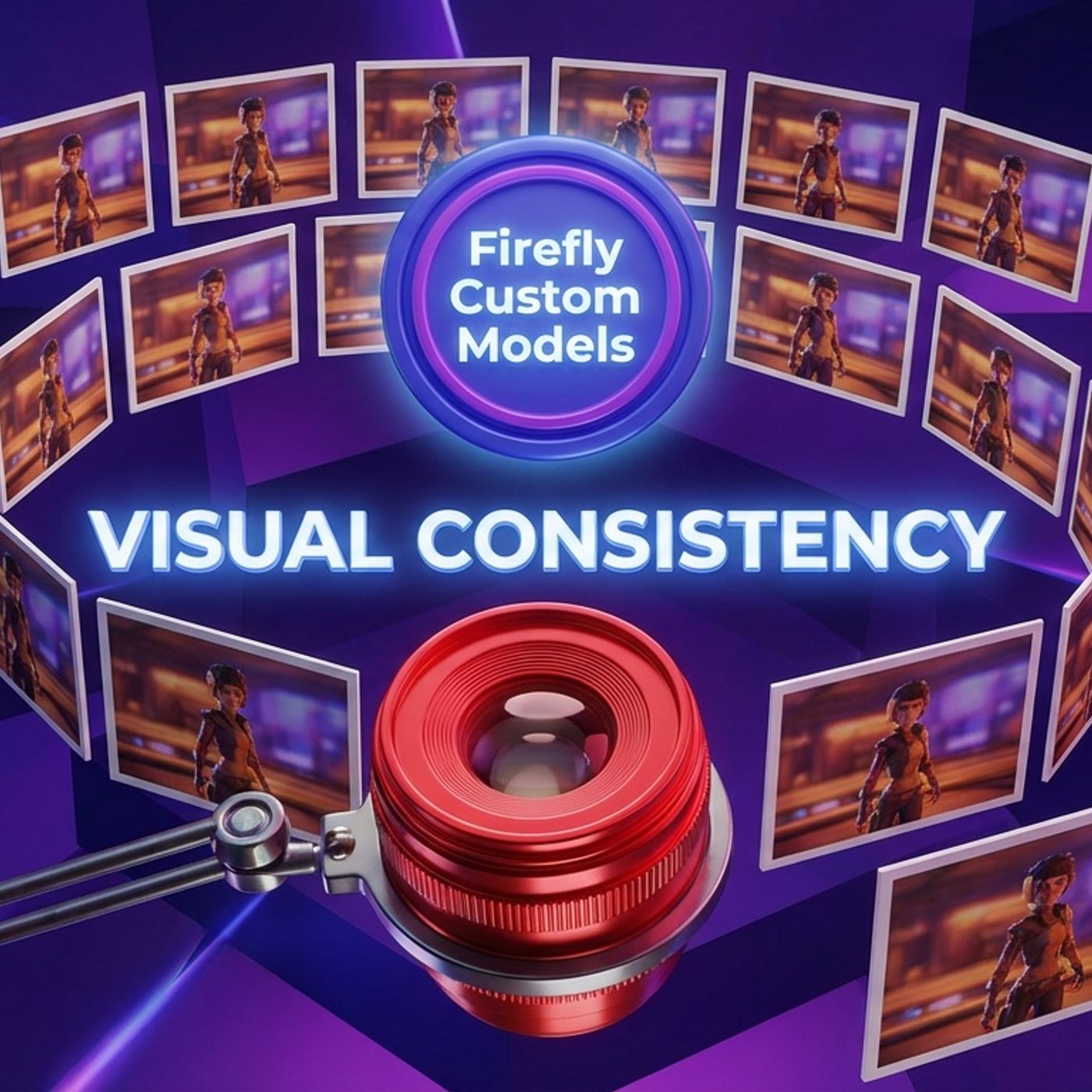 Adobe Firefly Custom Models: End AI Image Chaos — Blue Lightning AI Daily cover