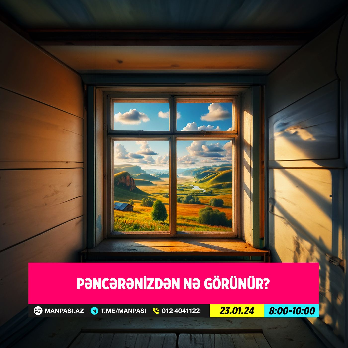 Pəncərənizdən nə görünür? 23.01.2024