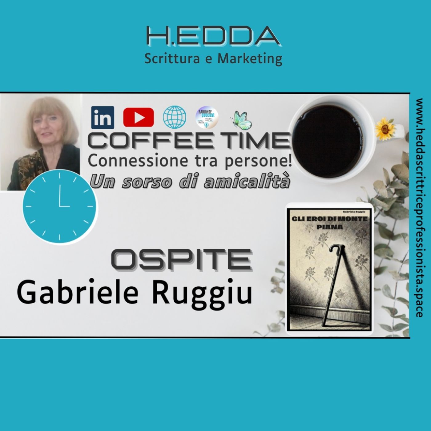 COFFEE TIME con Gabriele Ruggiu autore di Gli Eroi di Monte Piana episode artwork