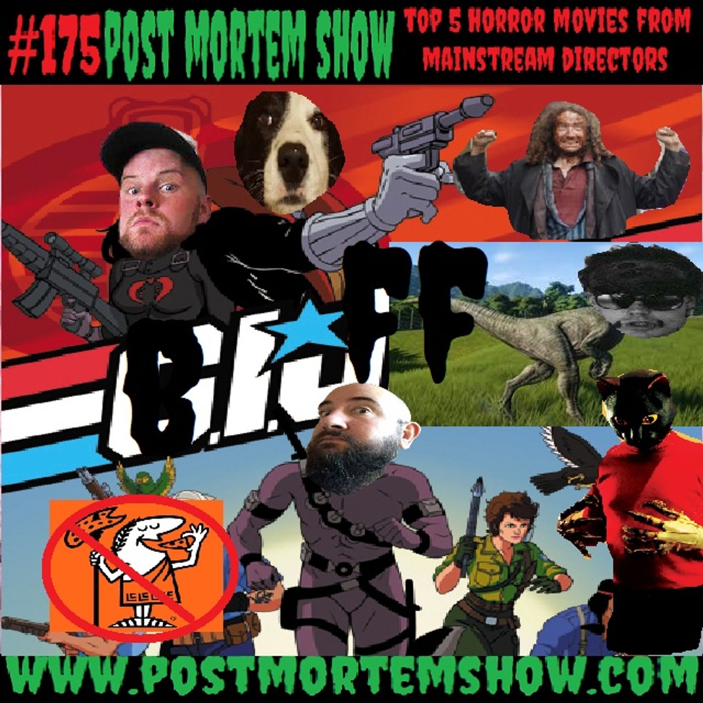 e175 - Velocicraptor Cart Wheels (Top 5 Horror Movies from Mainstream Directors)