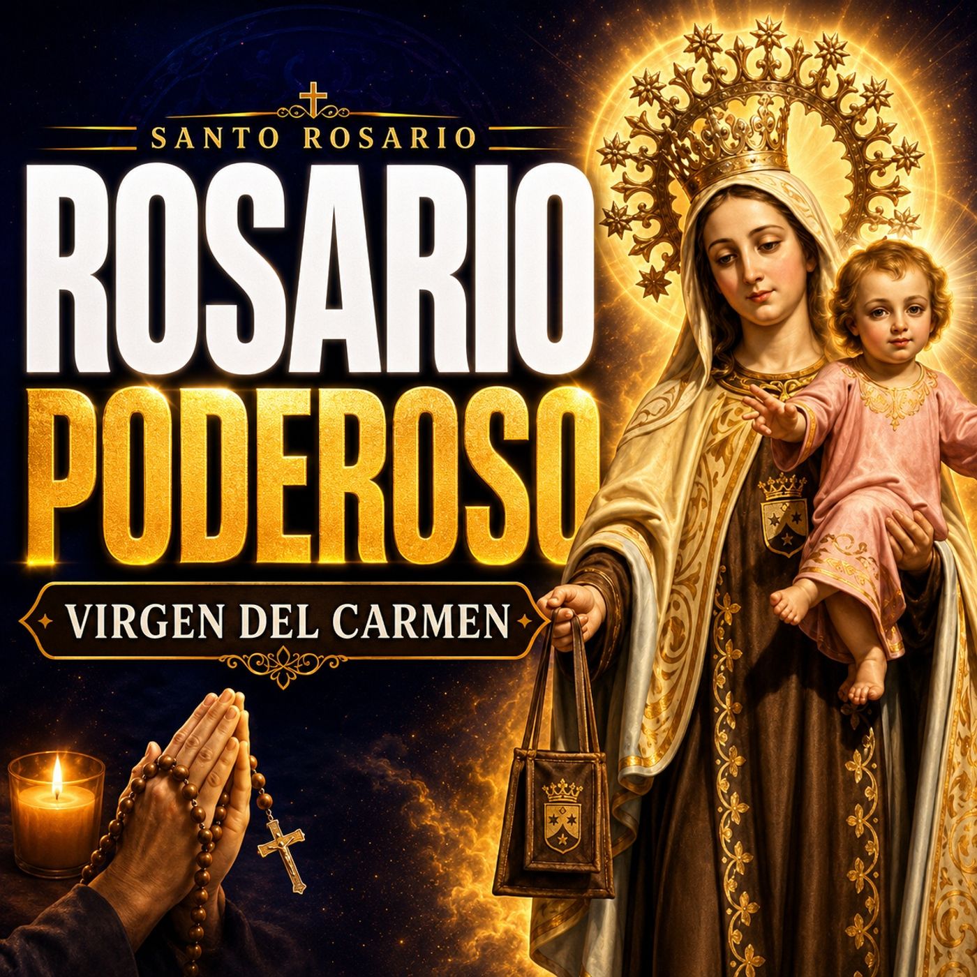 SANTO ROSARIO POR LA CONVERSIÓN, A LA VIRGEN DEL CARMEN ❤️ Bajo Tu Amparo Nos Acogemos🙏 episode artwork