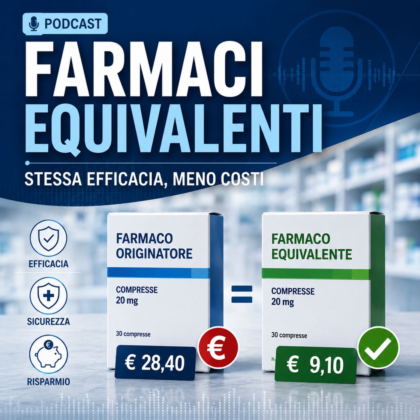 Farmaci equivalenti e sostenibilità del sistema sanitario episode artwork