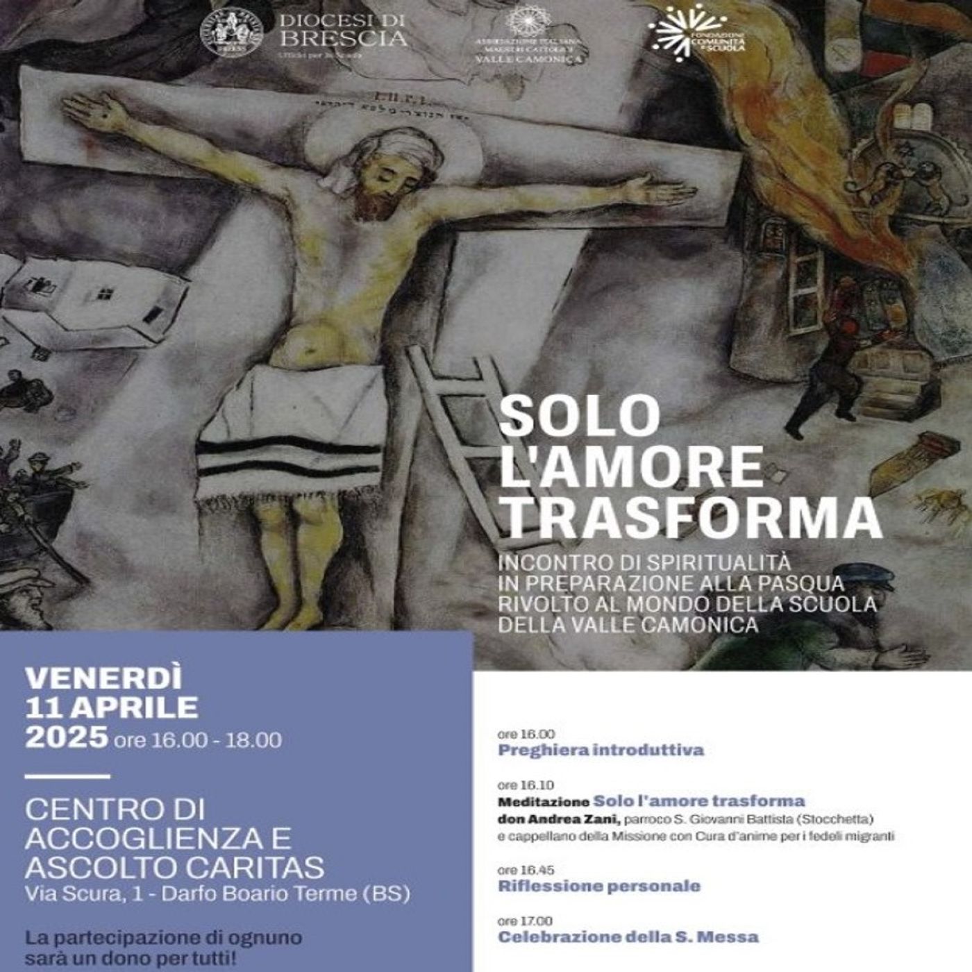Valcamonica, il mondo della scuola unito in un incontro di spiritualità: intervista a don Raffaele Maiolini  -  4 aprile 2025 episode artwork
