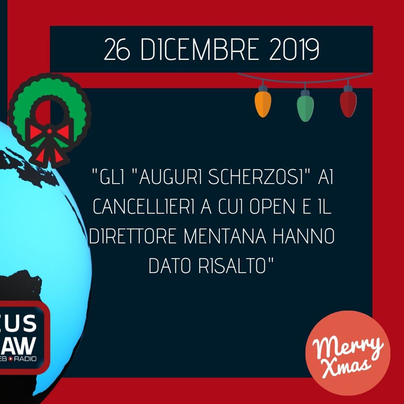 BREAKING NEWS – GLI “AUGURI SCHERZOSI” AI CANCELLIERI A CUI OPEN E IL DIRETTORE MENTANA HANNO DATO RISALTO episode artwork