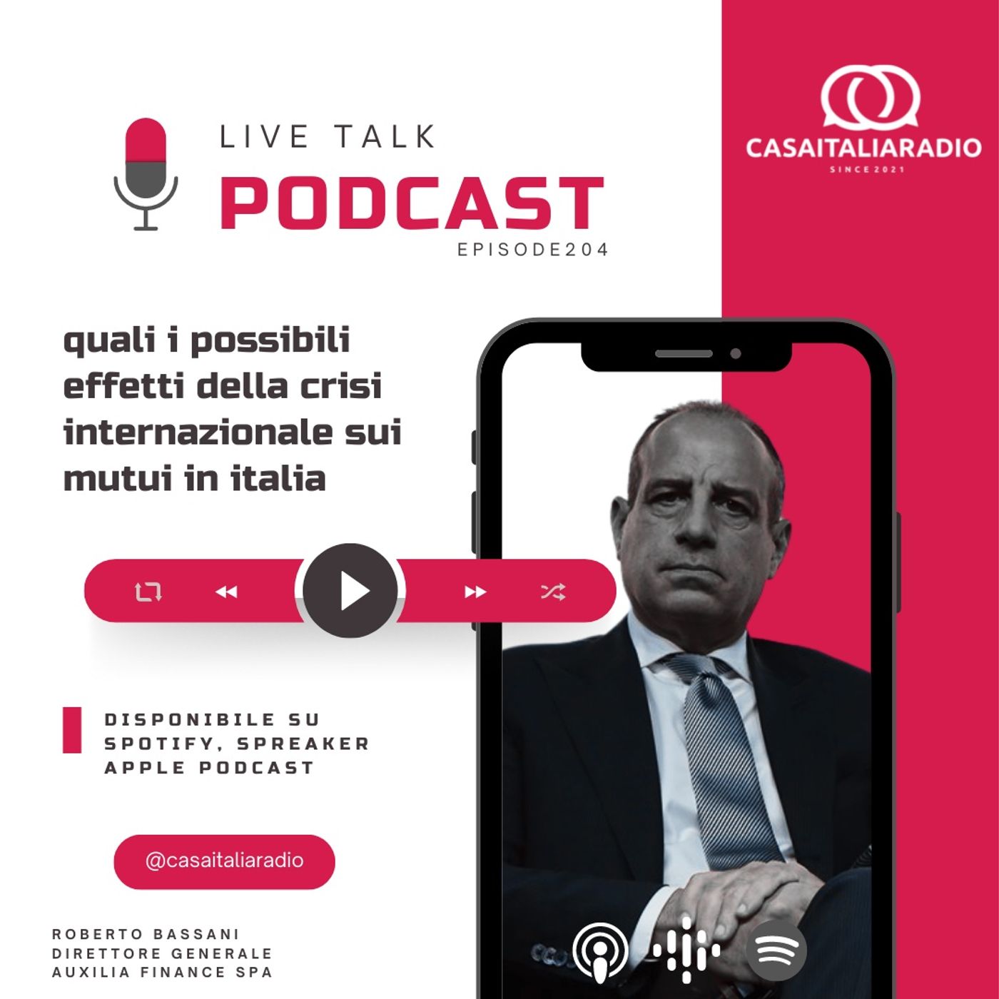BM - Puntata n. 204 - Quali i possibili effetti della crisi internazionale sui mutui episode artwork