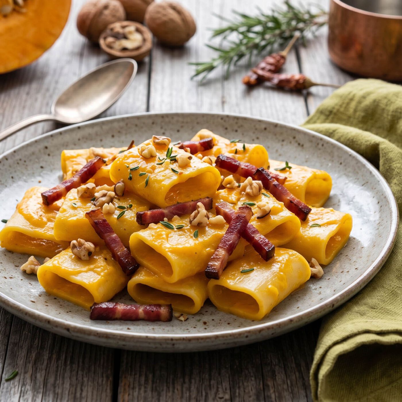 Paccheri zucca e speck episode artwork