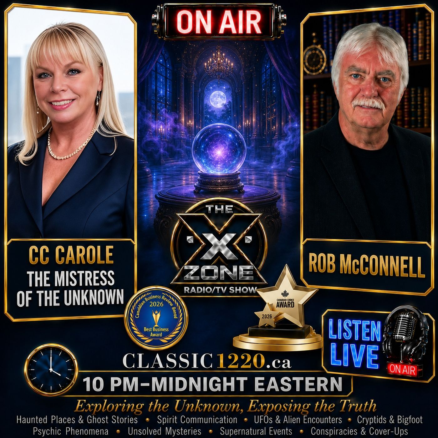 Rob McConnell Interviews - CC CAROLE - The Mistress of the Unknown episode artwork